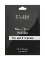 412 Минерально-грязевая маска для лица с экстрактами Алоэ Вера и Дуналиеллы, для всех типов кожи, 12 мл