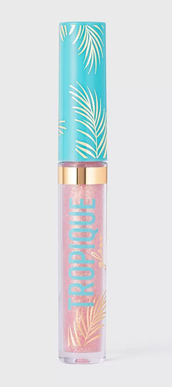 Блеск для губ «Tropique Gloss» тон 10 Нежно-розовый с глиттером