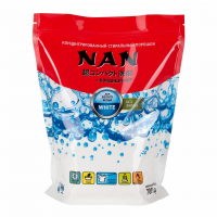 NAN Стиральный концентрированный порошок для белого белья, 700 гр