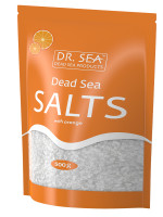 190 Натуральная соль Мертвого моря обогащенная экстрактом апельсина, 500г
