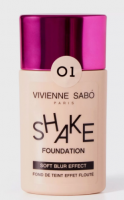 Тональный крем с натуральным блюр эффектом "Shakefoundation" тон 01 Светло-бежевый