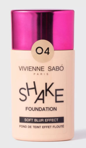 Тональный крем с натуральным блюр эффектом "Shakefoundation" тон 04 Тёмно-бежевый