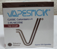 Картридж VAPESTICK Classic (2,4%) вкус Табак 4шт.