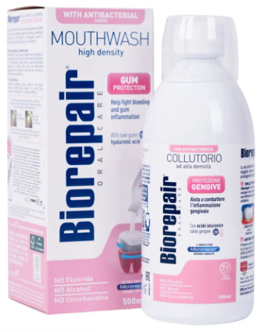 Ополаскиватель для полости рта «Уход за деснами» Биорепейр (500 мл) / Biorepair Mouthwash Gum Protection